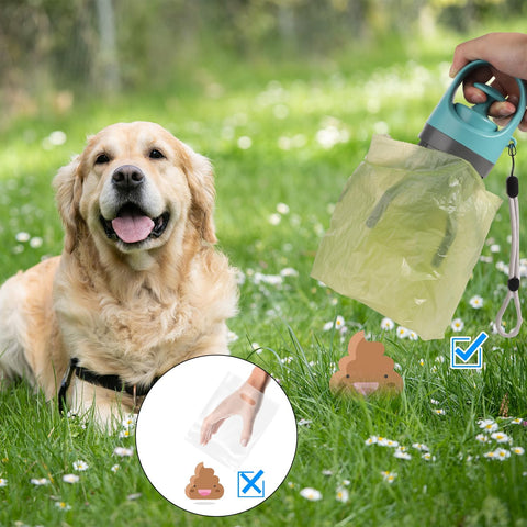 Paw luck | Dog waste grabber with waste bag dispenser 