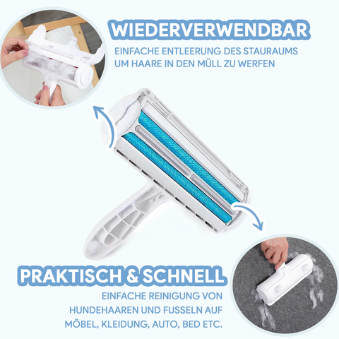 Pfotenglück- Tierhaarroller für Möbel & Teppiche